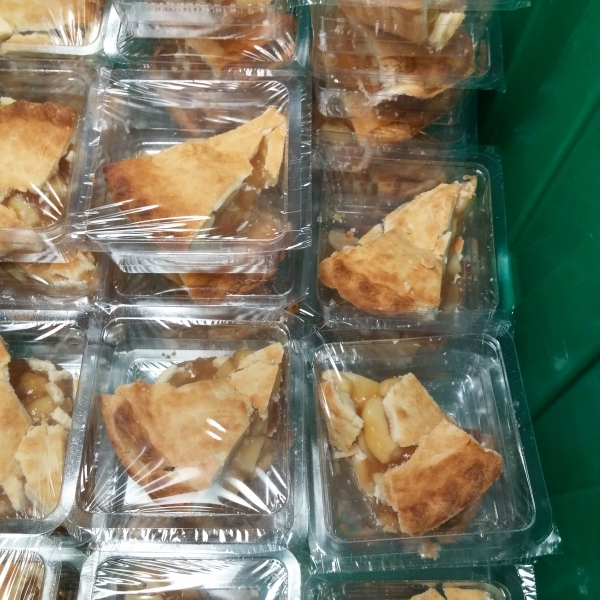 Pies ready to pack